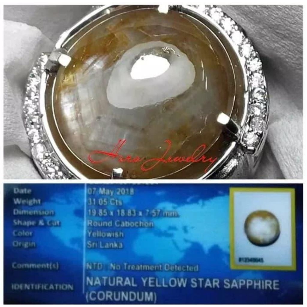 Yellow Star Sapphire Ceylon Safir Srilanka Ada garnet tsavorite blue topaz alexandrite chrysoberyl t