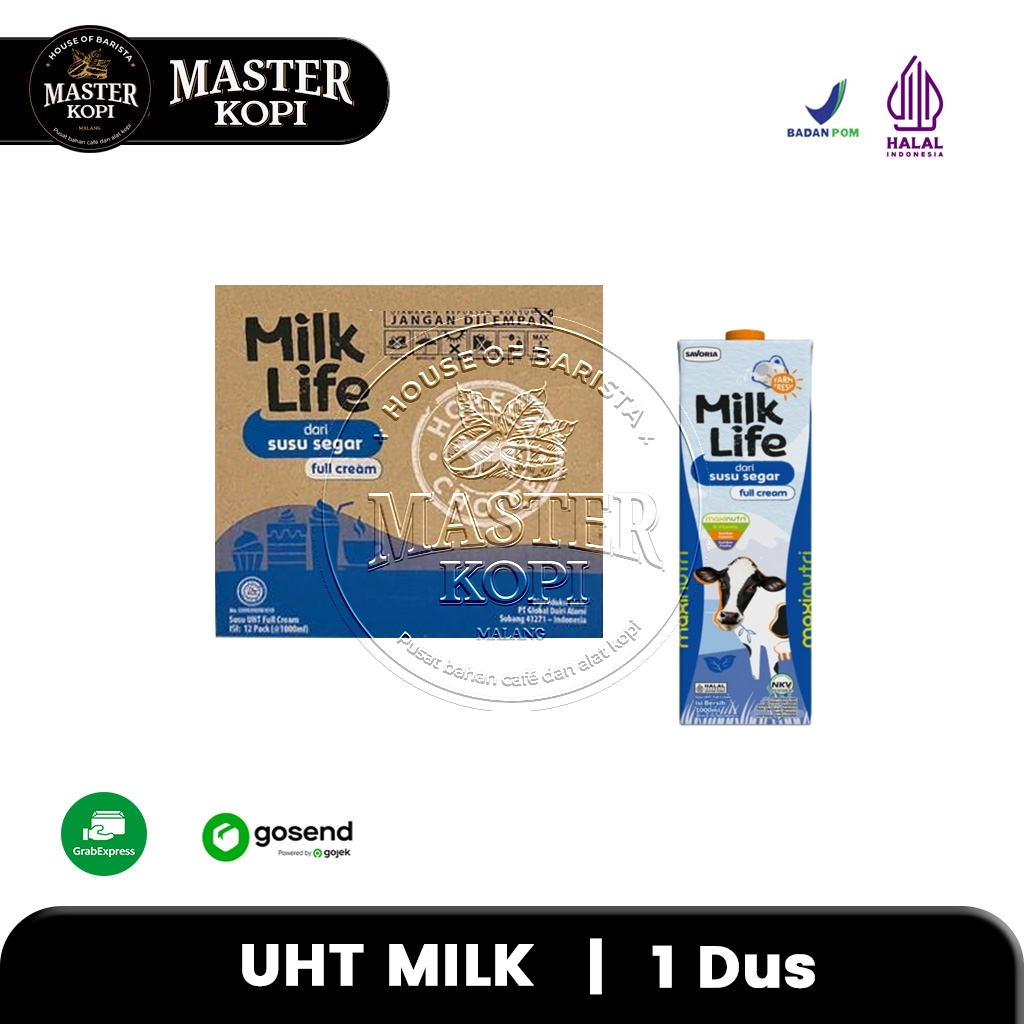 

Susu UHT Milk Life 1 Karton MilkLife Susu Full Cream KHUSUS INSTANT
