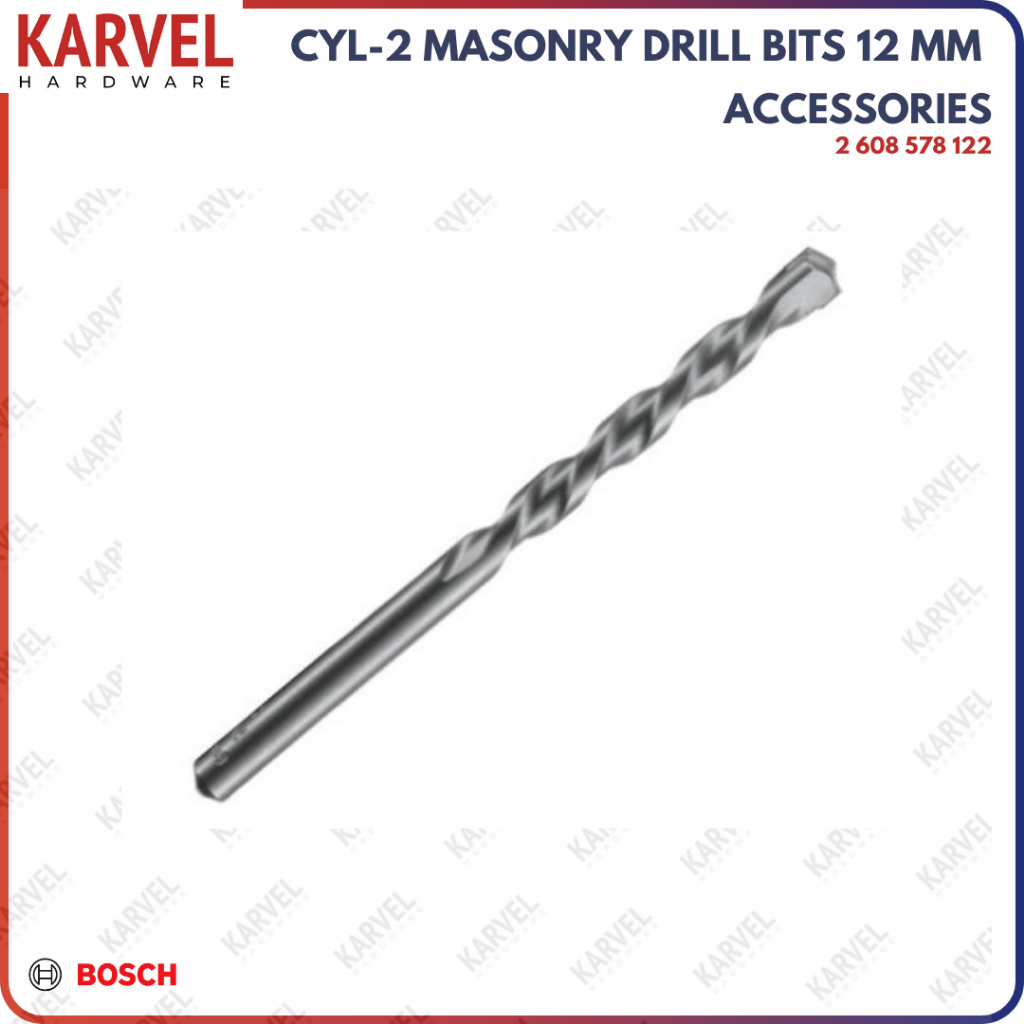 Bosch Mata Bor Tembok Masonry 12mm Dril Bits