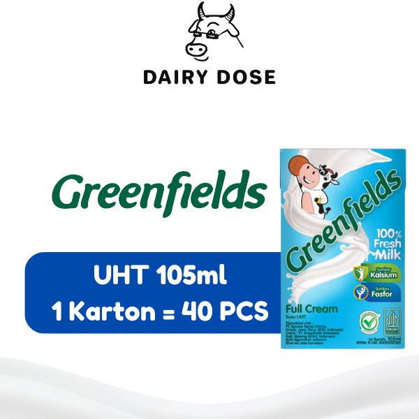 

Greenfields Susu UHT Full Cream 105ml 40 pcs All Varian