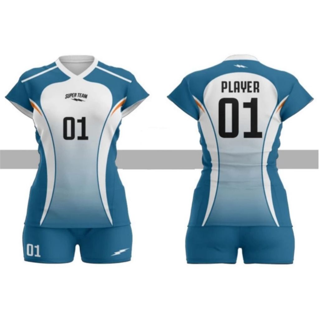 Setelan Kaos Jersey Voli Volley Ball Bola Futsal Cewek Perempuan Wanita / Kaos Voli Wanita Full Prin
