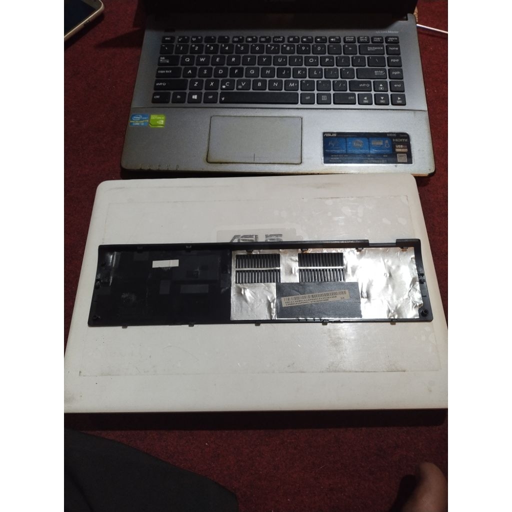 tutup hdd hardisk ram asus x450c