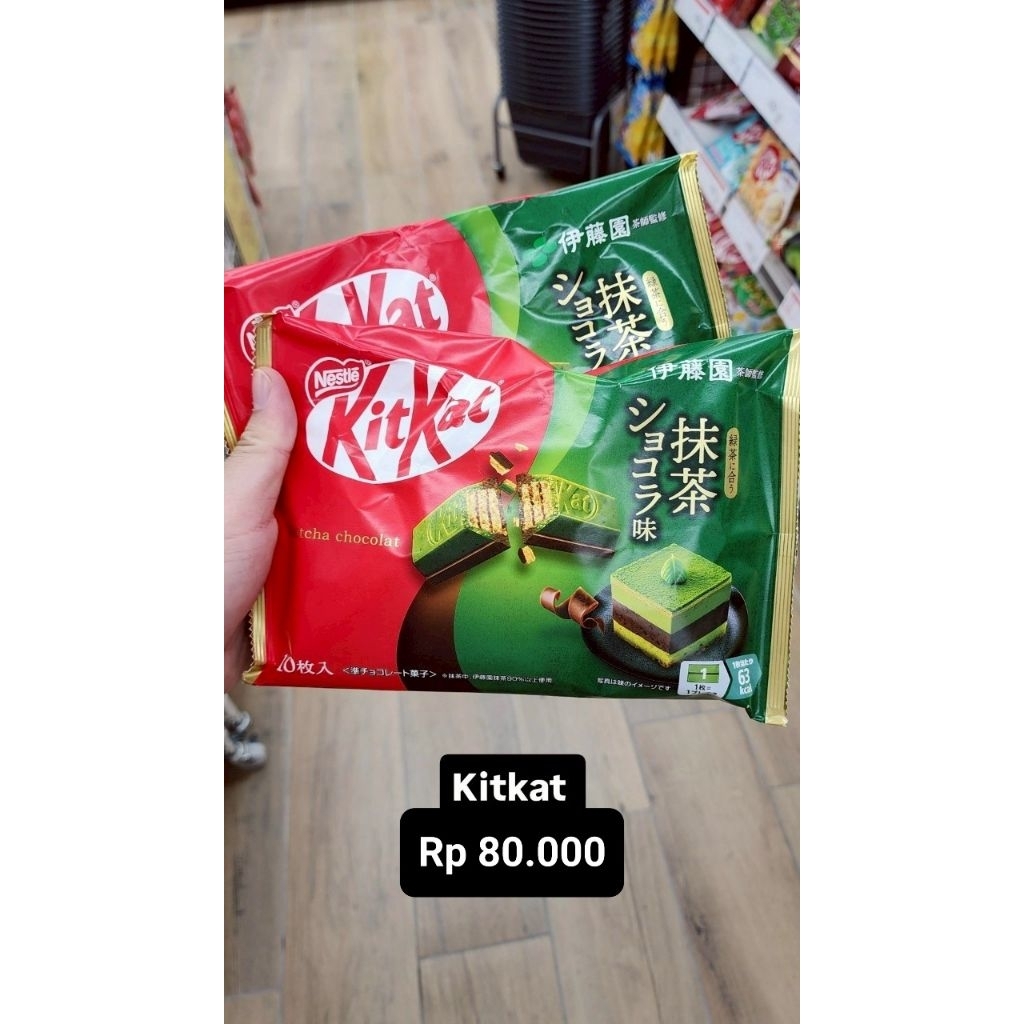 

Kit Kat Cokelat Matcha Wafer Original Handcarry Jastip Jepang Makanan Ringan Snack Cemilan Jajanan