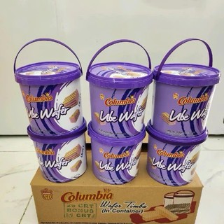 

Edisi Lebaran wafer Ubi ungu 250 gr Biskuit lebaran Columbia