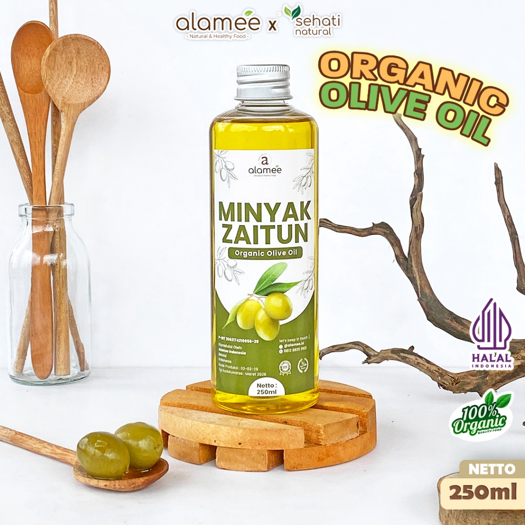 

Minyak Zaitun Untuk Diminum dan Dimasak Olive Oil Extra Virgin Organic Organik Murni Asli Masak Asli