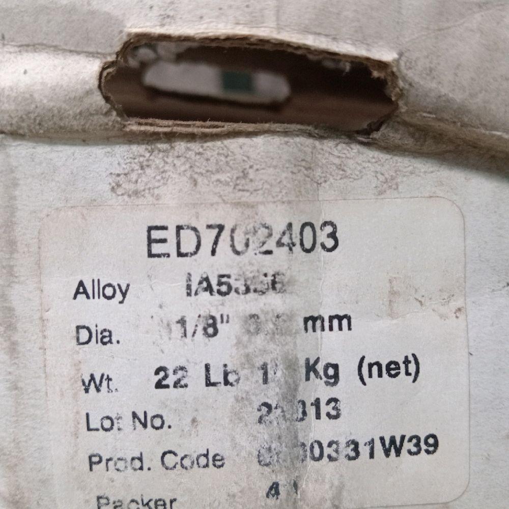 Kawat Las Alumunium 5356 dia 3.2mm INDALCO