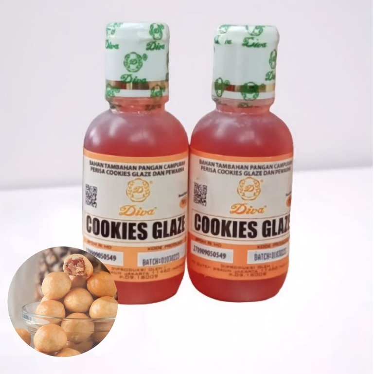 

Diva cookies glaze olesan pengkilap kue kering 100 ml