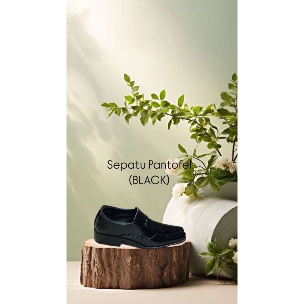Sepatu Pantofel Cowok /Pria hitam ( paskibra /formal / gereja )