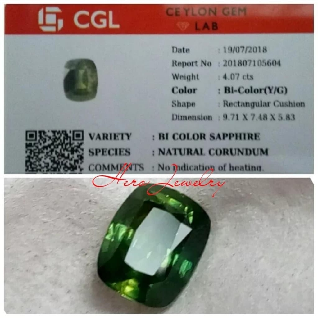 Unheatead BiColor Sapphire Ceylon Safir Srilanka Ada garnet tsavorite alexandrite chrysoberyl topaz 