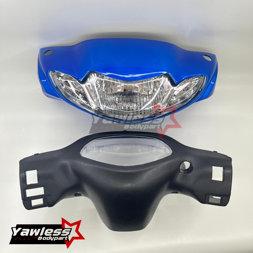 batok smash 110 + reflektor smash / batok depan smash 110 lama warna biru