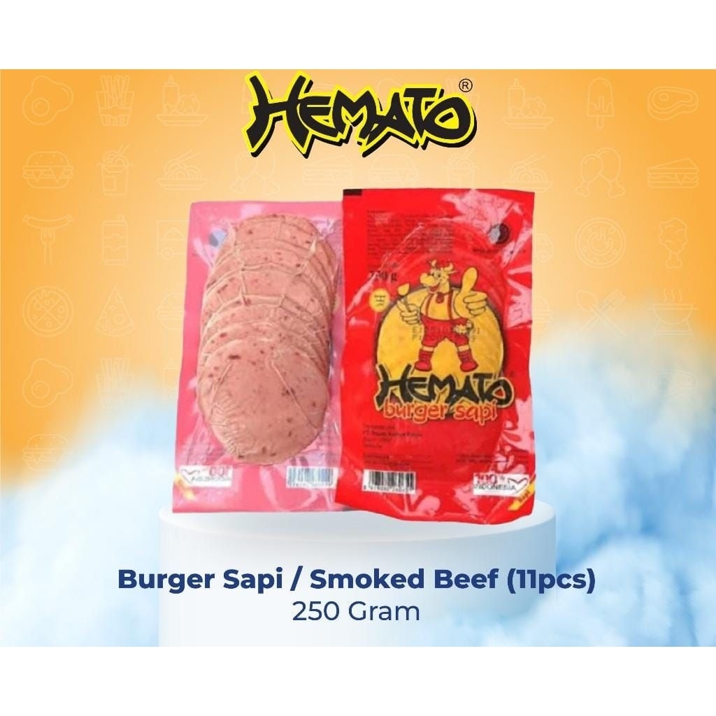 

Hemato Beef Burger isi 11pcs