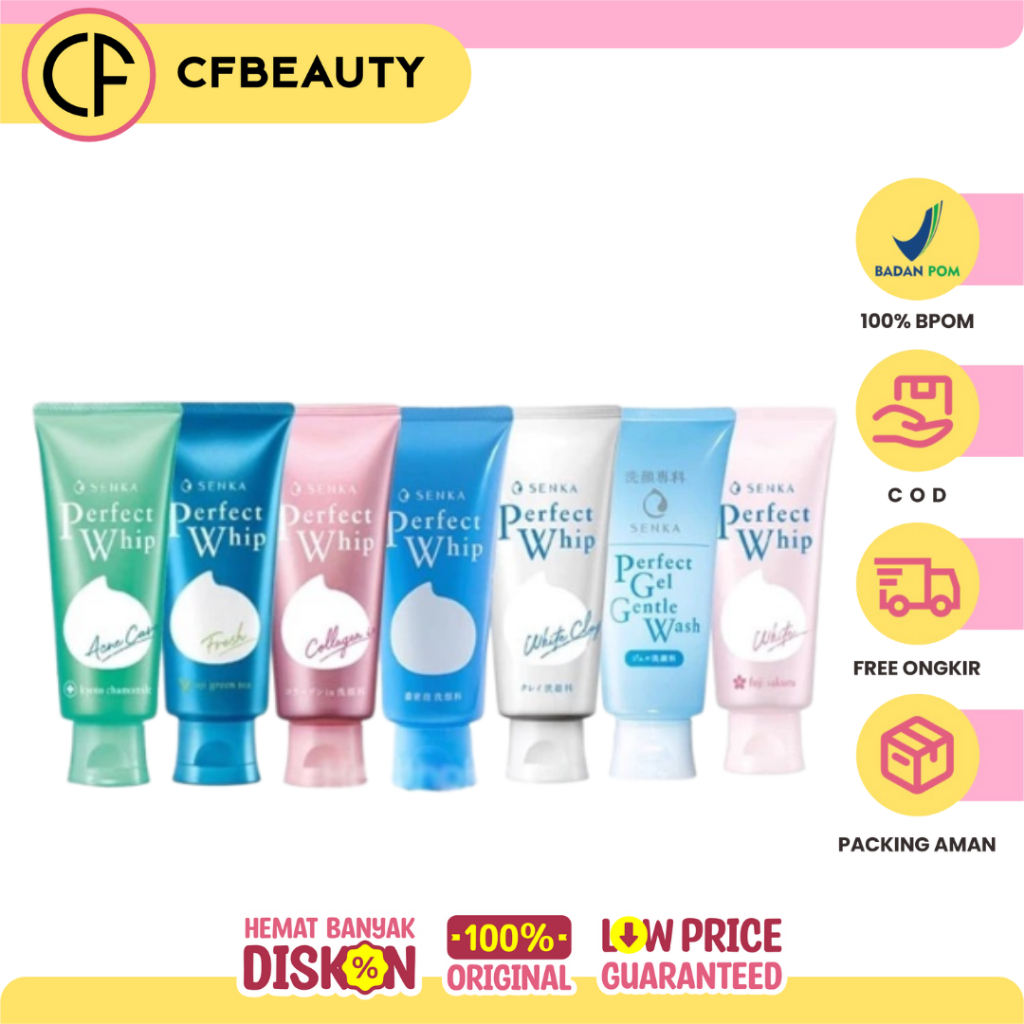 SENKA PERFECT WHIP FACIAL FOAM/SENKA PERFECT WHIP FRESH ANTI SHINE / SENKA PERFECT WHIP WHITE