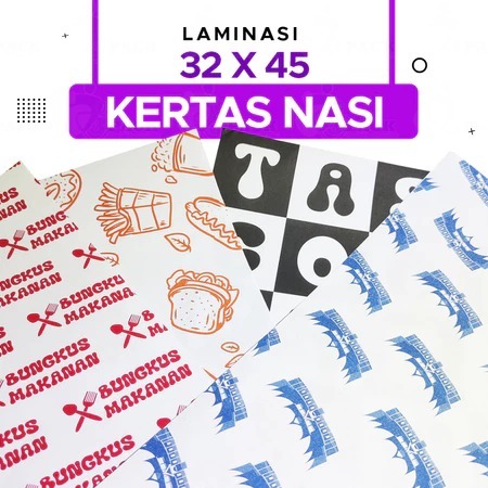 Cetak custom kertas nasi