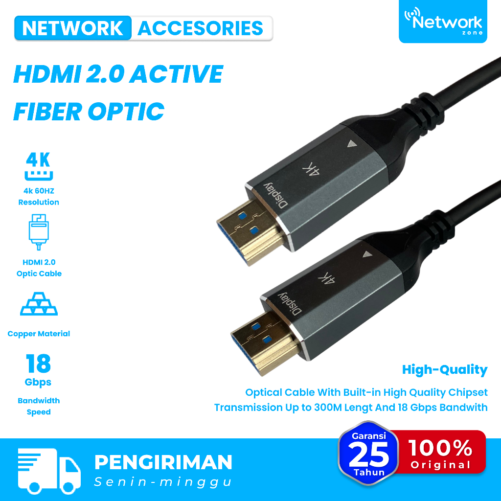 HDMI Fiber Optic 2.0 10M-80M