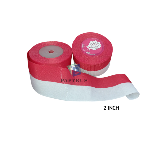 

PITA / PITA HIASAN / HIASAN DEKORASI DECOR DIRGAHAYU KEMERDEKAAN HUT RI REPUBLIK INDONESIA / AGUSTUSAN 17 AGUSTUS / MERAH PUTIH MERPUT / PITA KAIN MERAH PUTIH / PITA BENDERA / PITA MERAH PUTIH 2 INCH / 5.08 CM (20 YARD / 18 METER)