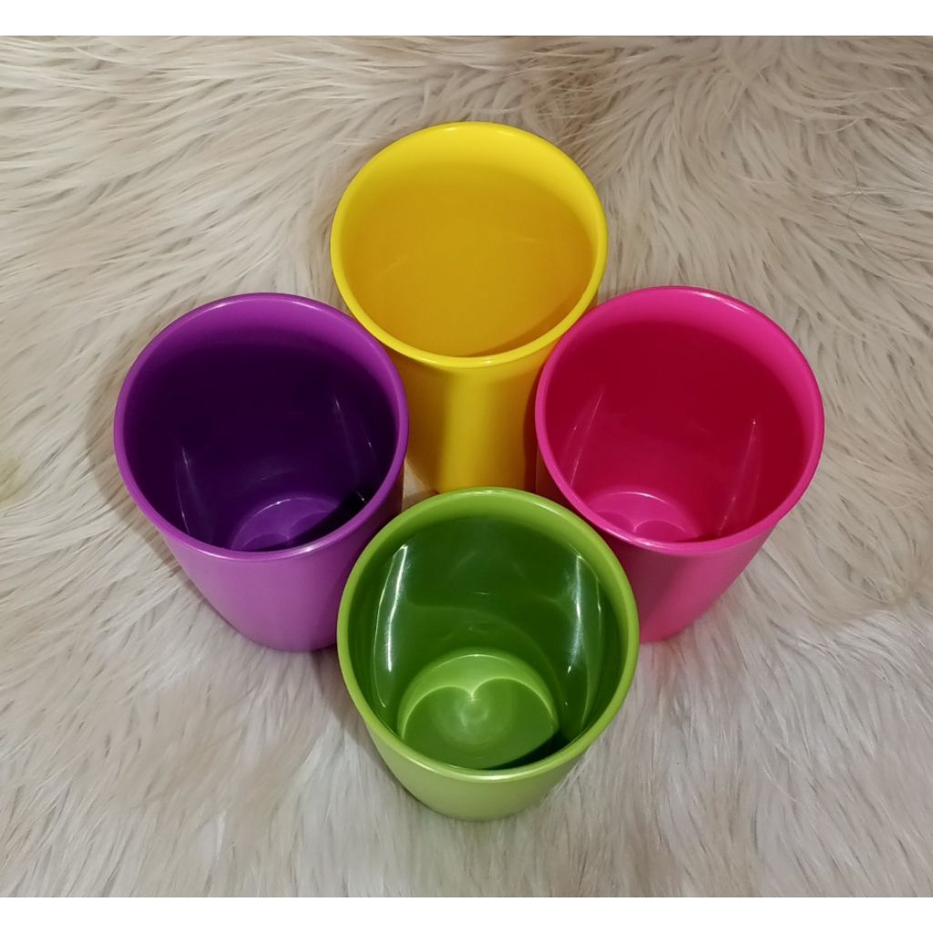 Outdoor Tumbler 400ml/Gelas tanpa tutup Tupperware ORI