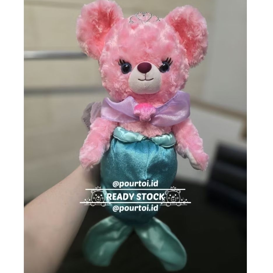 READY STOCK UNIBEARSITY JAPAN DISNEY STORE - Princess Ariel Mermaid Aladdin Ursula Genie Plush Toy B