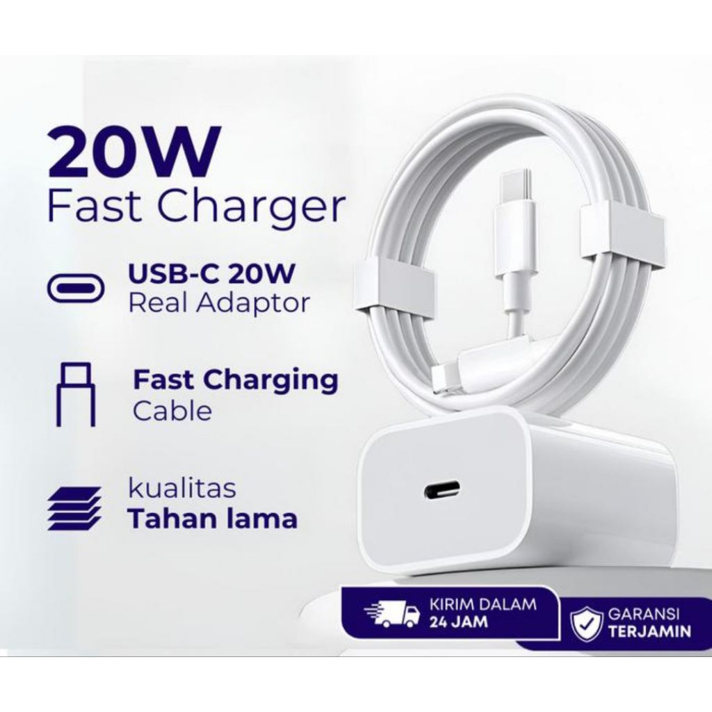 Promo Diskon Charger iPhone 20W Fast Charger iPhone
