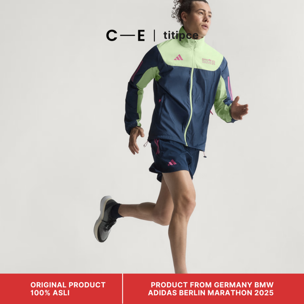 Adidas Men Running BMW Berlin - Marathon 2025 Legends Jacket Outerwear Germany