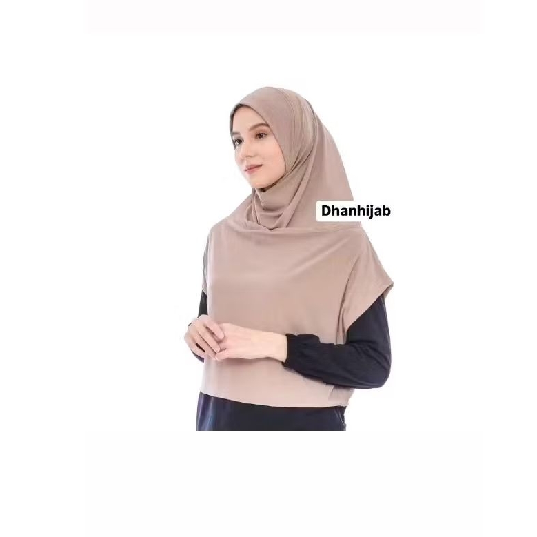Zea Sport - Jilbab Sport Olahraga Bergo Instan Olga Crop Hijab Bergo Rompi Jersey