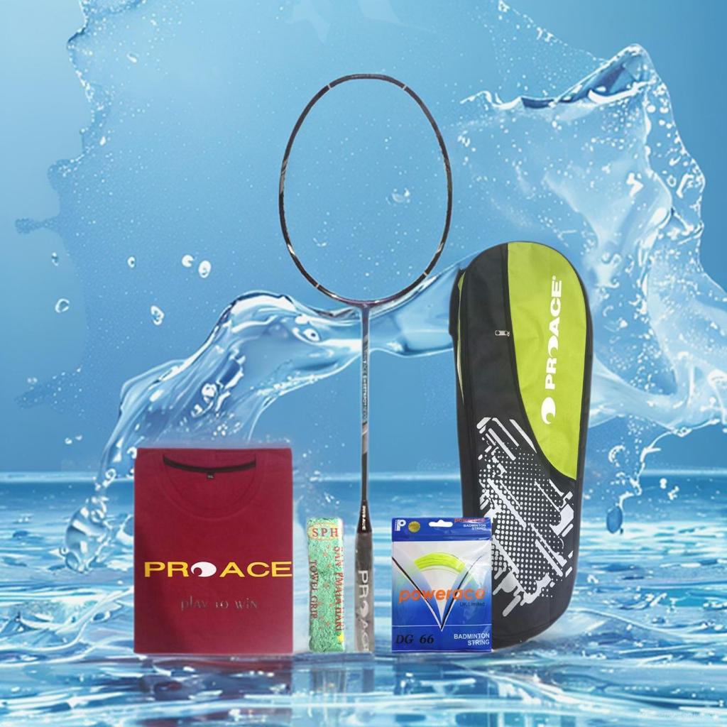 Raket Badminton ProAce Sweetspot 2100 Bonus Komplit Raket Pro Ace Sweetspot 2100