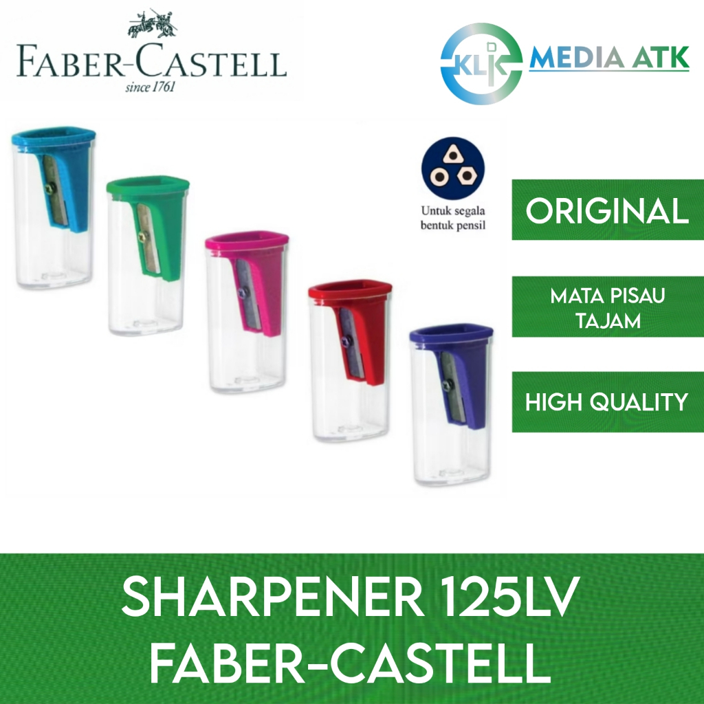 

Rautan / Sharpener Faber-Castell 125LV - 1 Pcs
