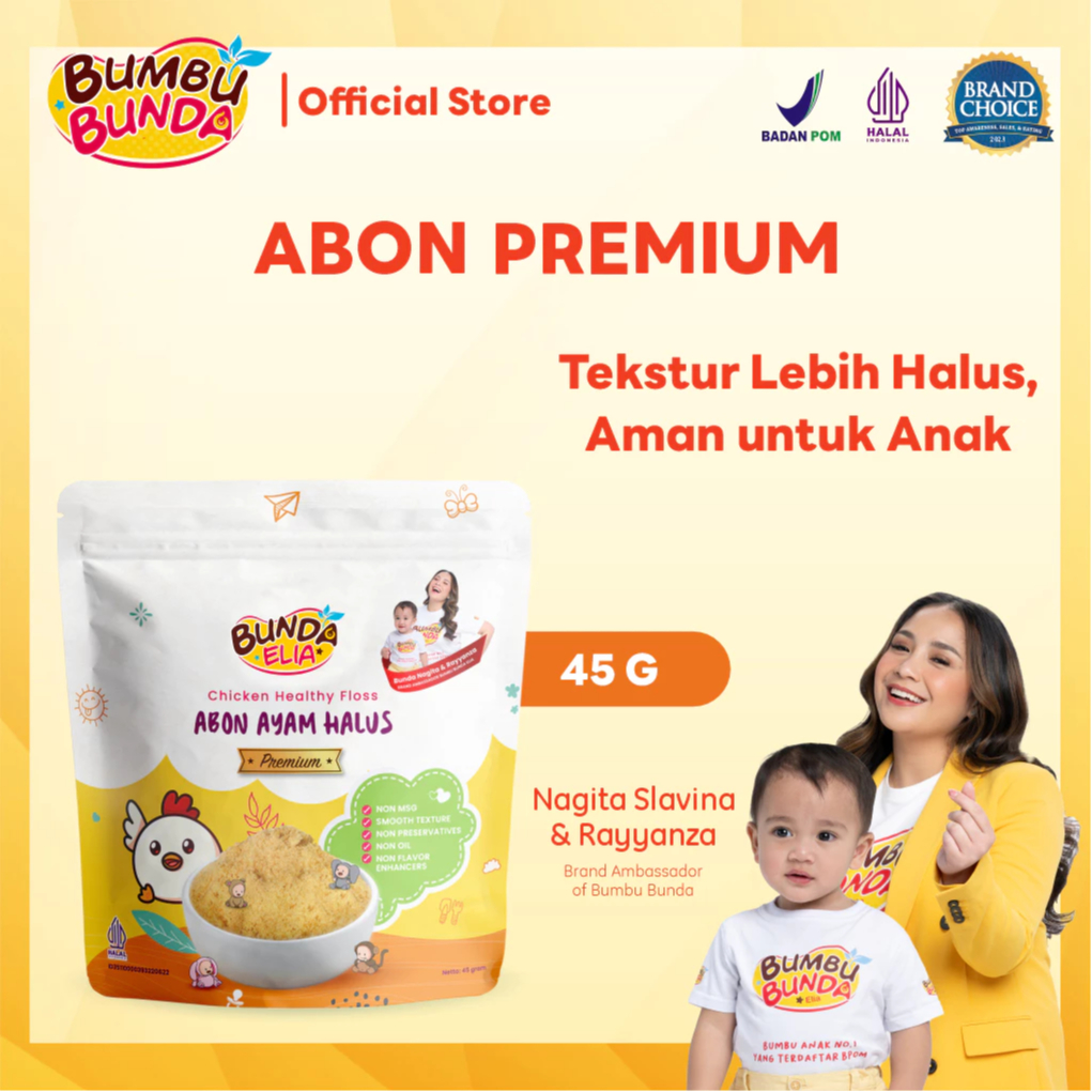 

Bumbu Bunda Elia Abon Sapi MPASI / Abon Ayam / Abon MPASI / Abon Bayi / Abon Cipung Asli / Abon Halus Premium