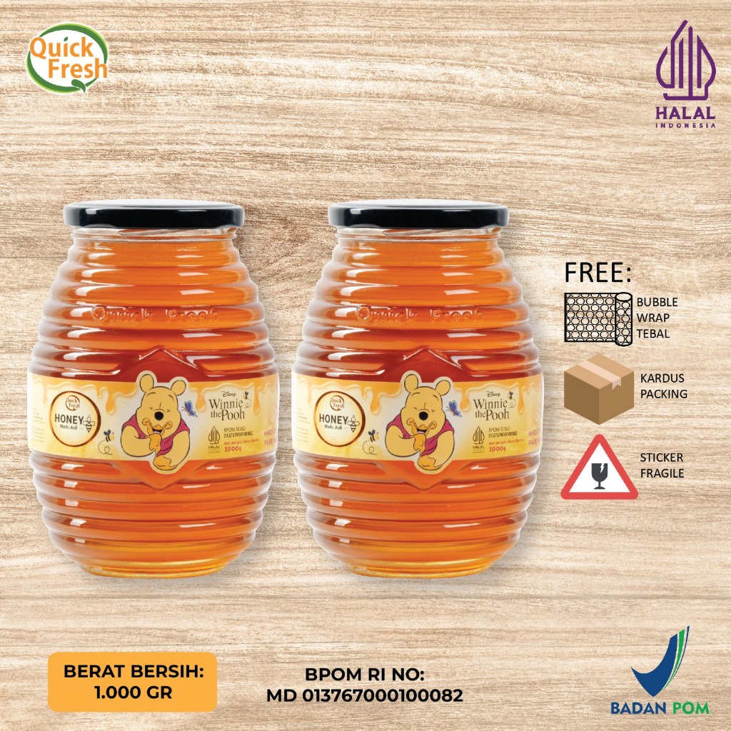 

[BUNDLING] DISNEY Quick Fresh Honey 1kg Jar (Kaca)