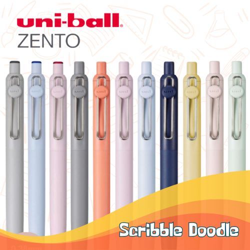 

UNI Uniball Zento Gel Ballpoint Rollerball Pen / Pulpen Gel Uni Ball