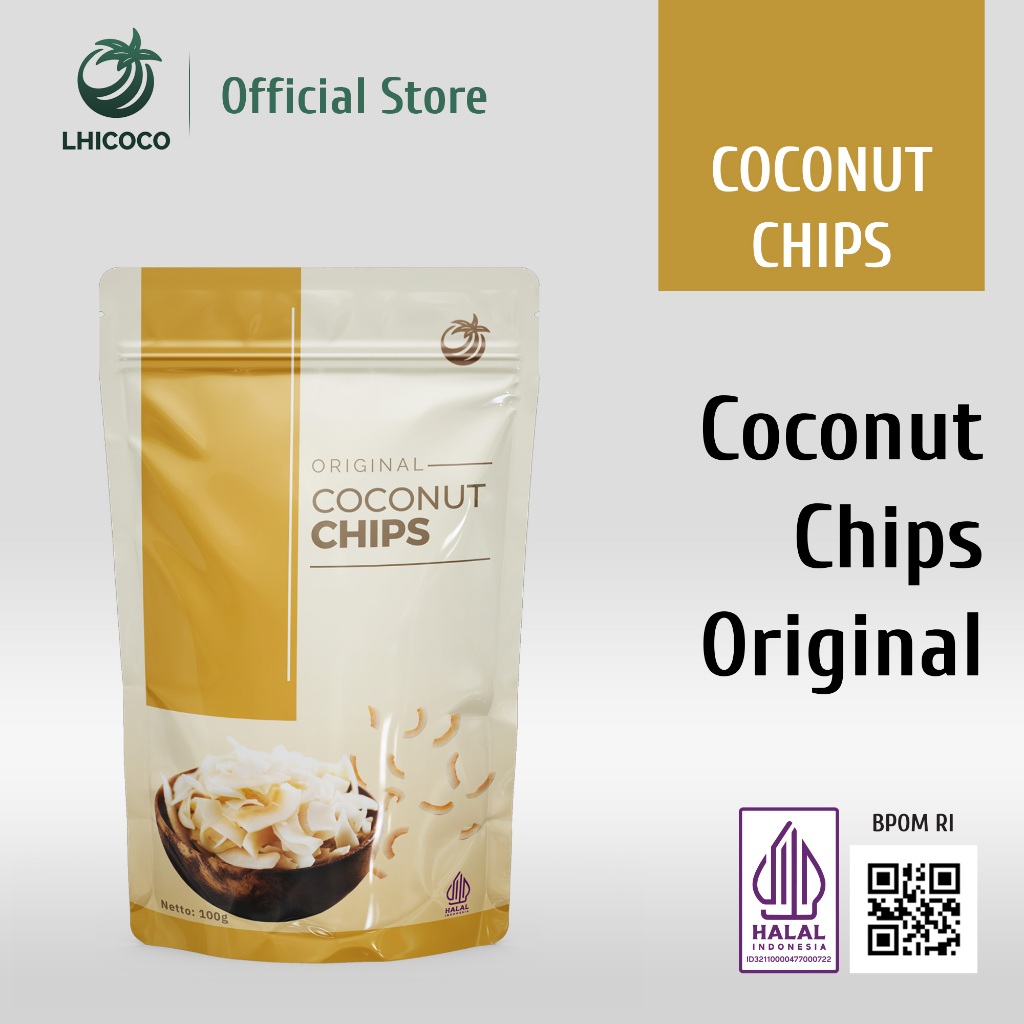

Lhicoco Chips - Coconut Chips / Keripik Kelapa Varian Sweet, Spicy 100g