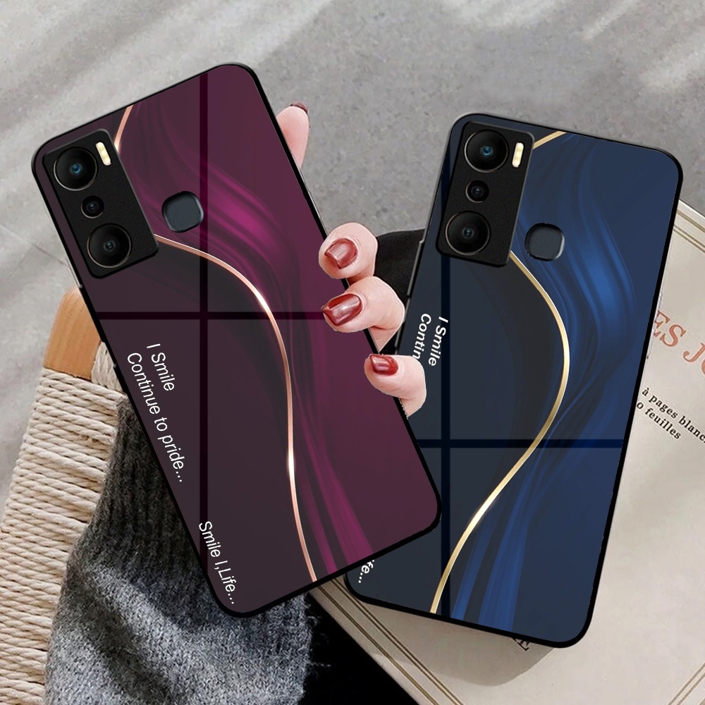 Softcase Glass Case Infinix Hot 20s Terbaru [M46] Case infinix hot 20i - Casing Handphone Hot 20i - 