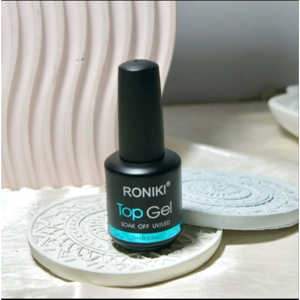 TOP COAT BASE COAT RUBBER BASE RONIKI NAIL GEL RONIKI ESSENTIAL RONIKI