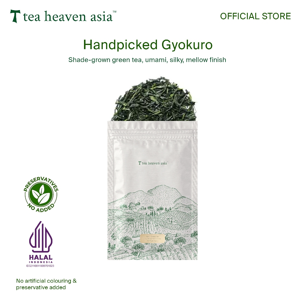 

Tea Heaven Handpicked Gyokuro Japanese Luxury Green Tea 30gr