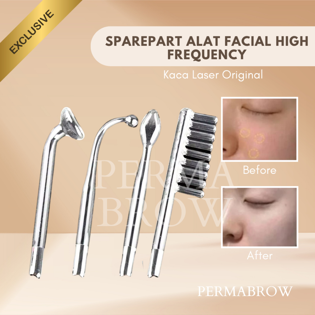 Sparepart alat facial HF High Frequency Kaca Laser Original