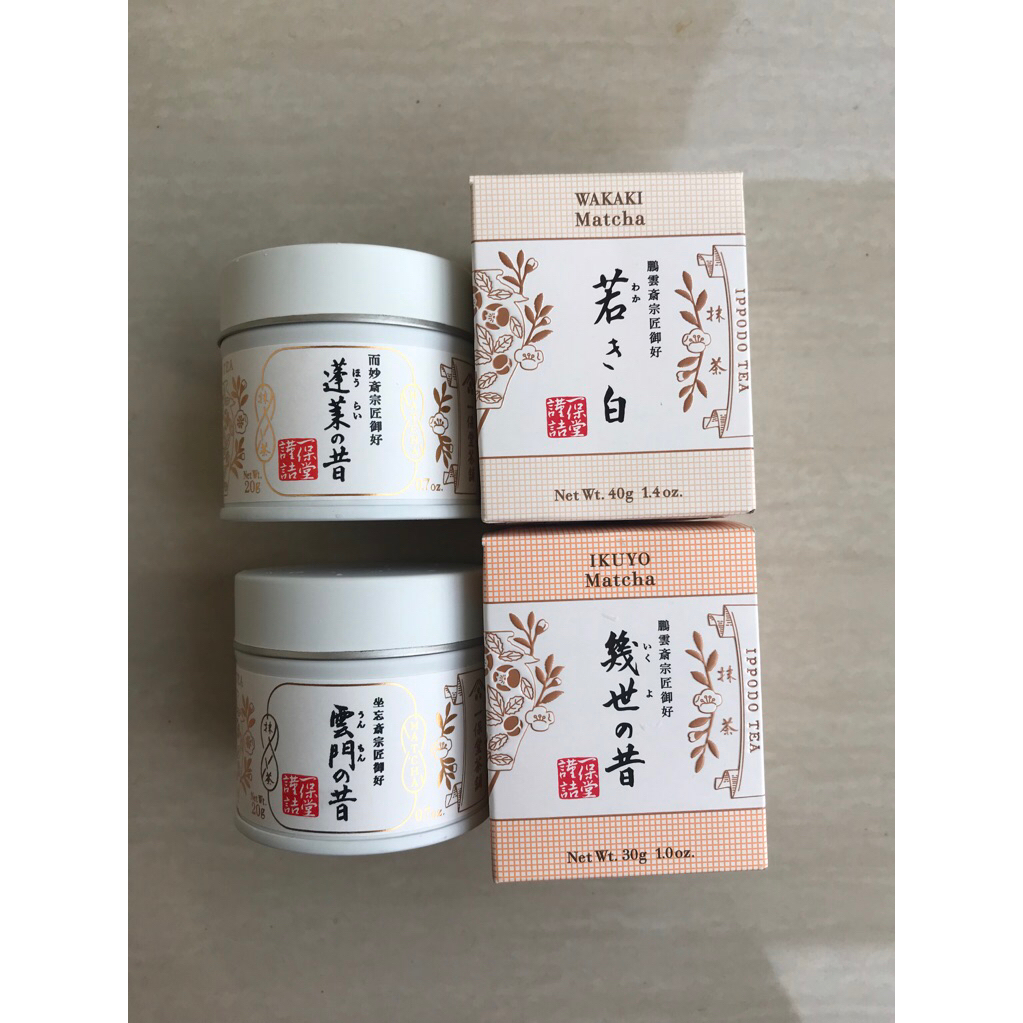 

IPPODO WAKAKI IKUYO UMMON HORAI MATCHA Ready