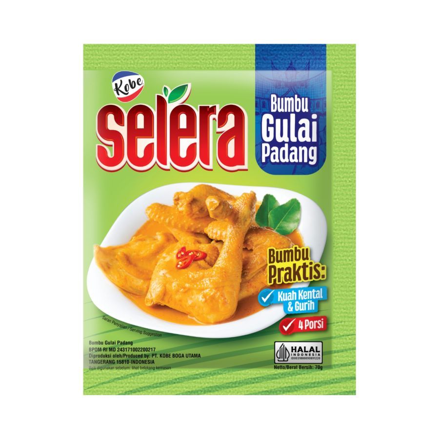 

Kobe Selera Bumbu - 70 Gram