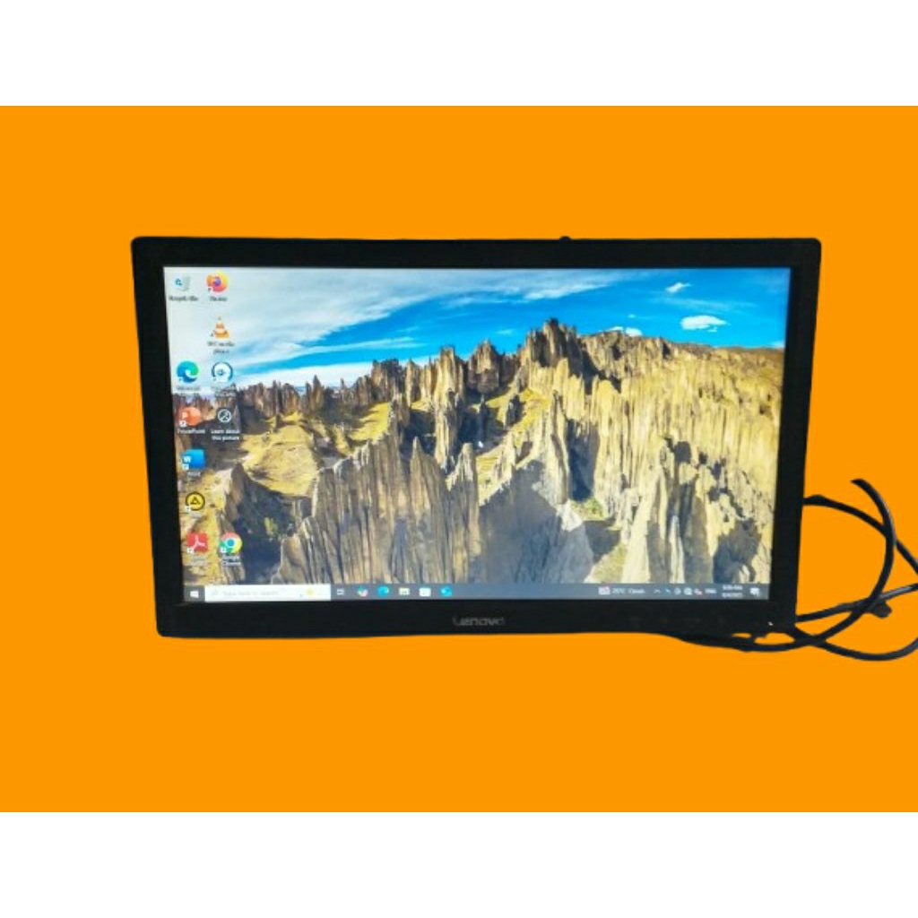 Monitor Komputer Lenovo Type Model:D19185AD0 LCD OK Terimakasih