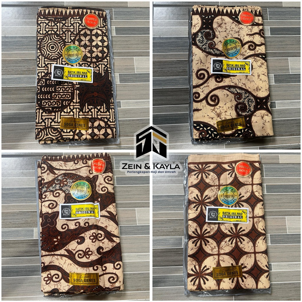 Kain Panjang BATIK IBU NAD Mori Sen ORIGINAL Super Gold Kain Jarik Batik Ibu NAD Kain Gendongan SUPE