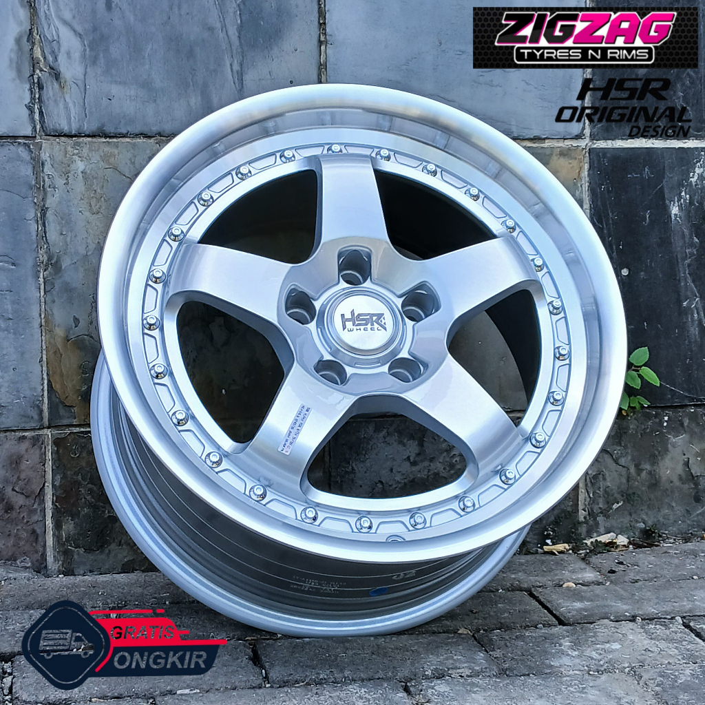 velg racing ring 17 hsr bob for innova xpander terios rush pelek mobil r17 bintang