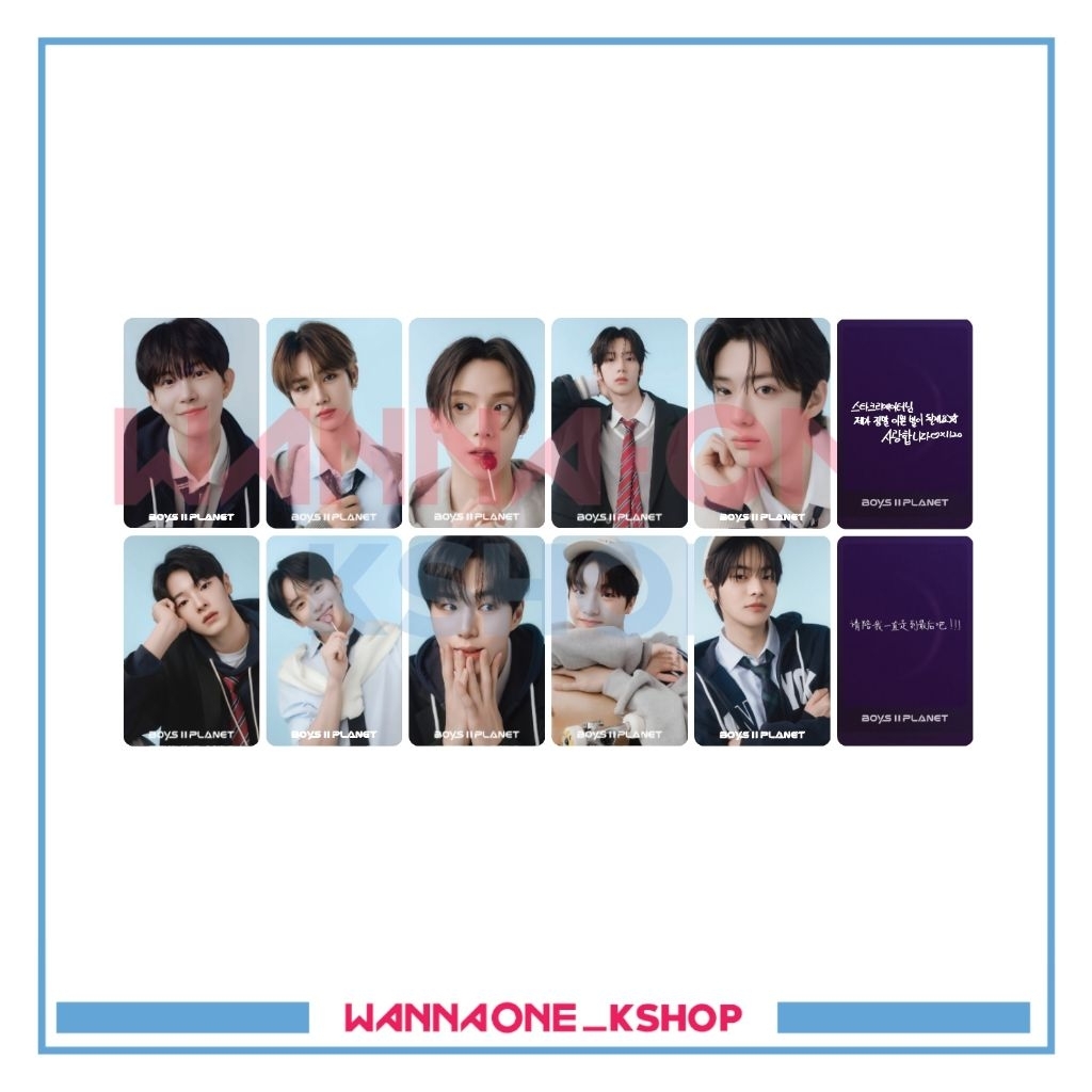 photocard boys planet 2 VER. 2 planet card