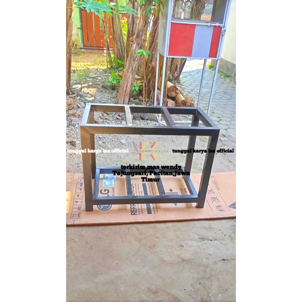 Meja Aquarium Besi Serbaguna Minimalis ModernRak Akuarium Besi Hollow Tempat Rak Aquarium Dudukan