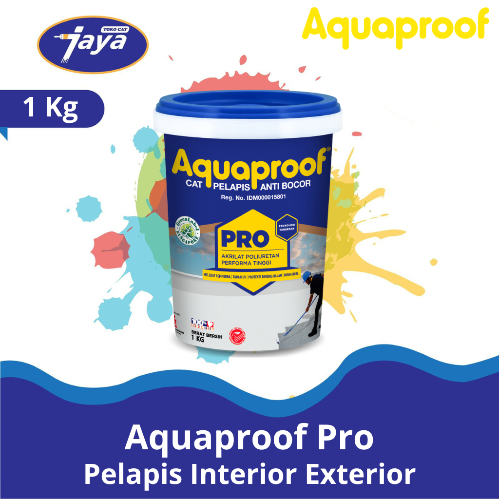 Aquaproof 1kg Aquaproof PRO 1 kg Aquaproof Pro Abu Abu 1kg Waterproof Anti Bocor PRO 1 kg