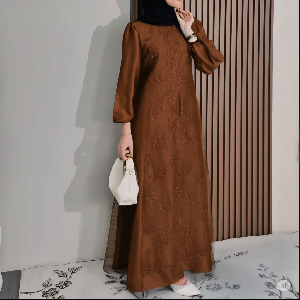 Gamis Wanita 2025 Games Mewah Dewasa Jumbo Remaja Perempuan Muslimah Baju Muslim Model Terbaru Simpe