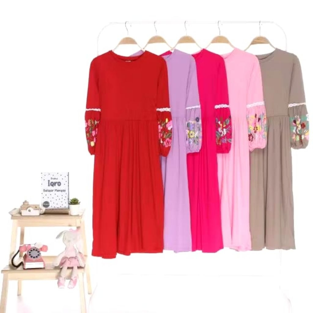 Dress Anak By Blooms.id | Gamis Anak By Blooms.id | Gamis Anak Size 2T-10T By Blooms.id