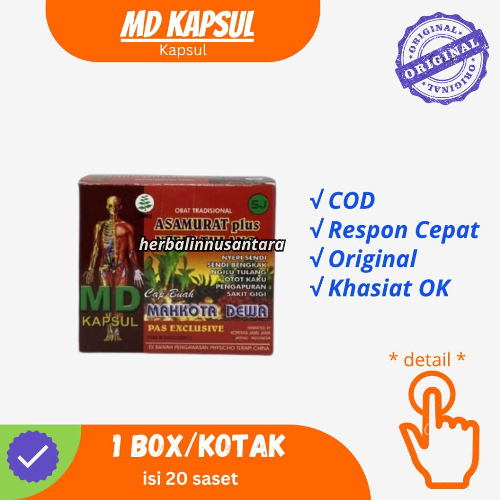

MD KAPSUL MAHKOTA DEWA HERBAL ORIGINAL