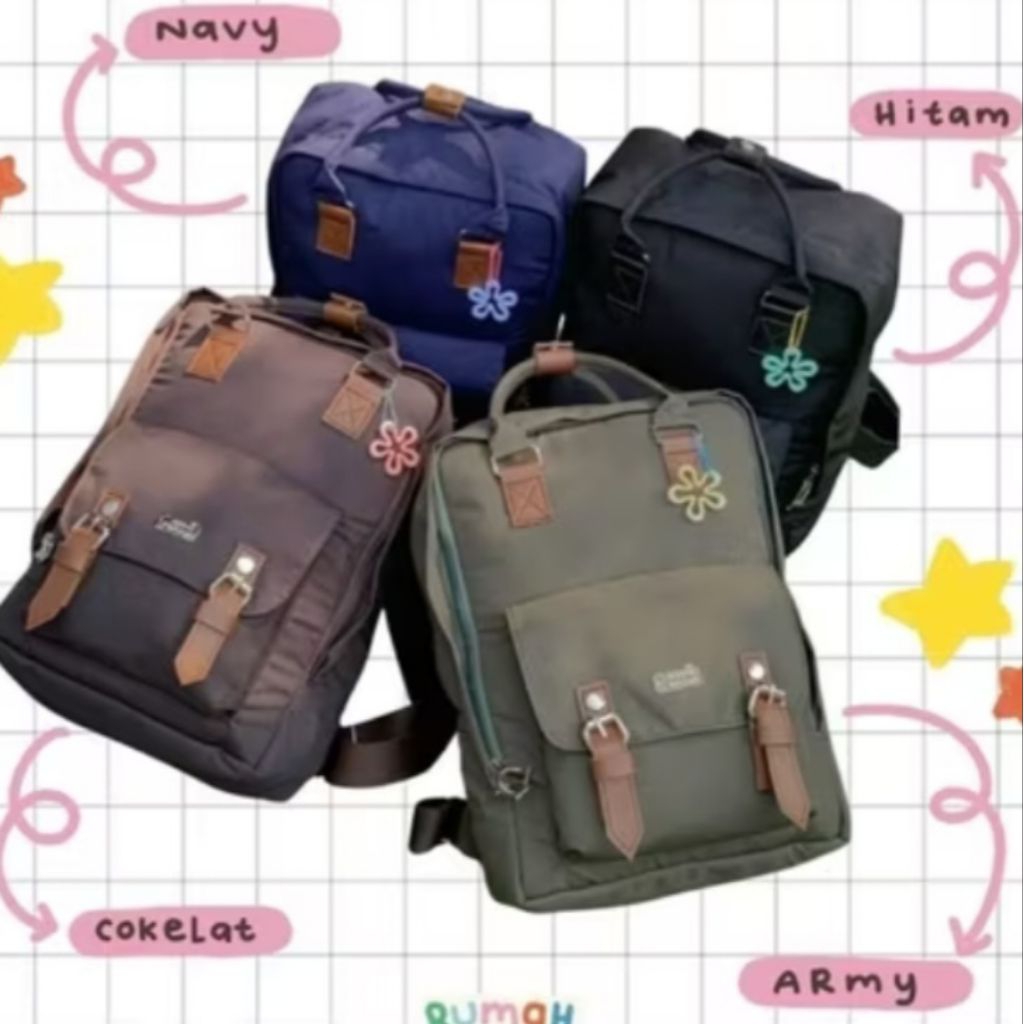Tas Ransel Vio Rumah Warna
