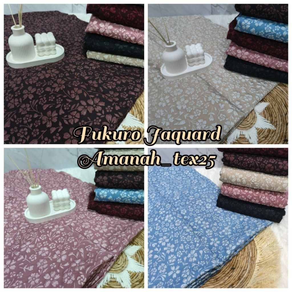 Kain Jaquard Fukuro / Jaquard Embos / Jaquard / Bahan Kebaya