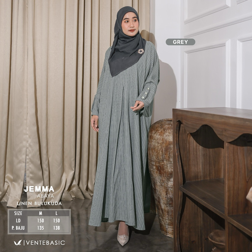 JEMMA ABAYA VENTE / VENTEDAILY JEMMA ABAYA GAMIS SALUR JUMBO OVERSIZE LD150 SALUR DRESS LONGDRESS SA