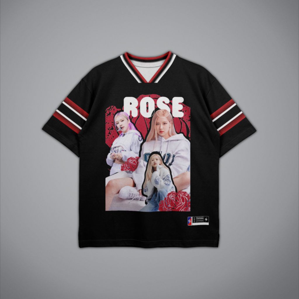 SLAMDUNK JERSEY- JERSEY OVERSIZE JERSEY KPOP BLACKPINK ROSE
