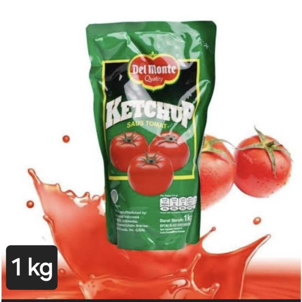 Delmonte Saus Tomat Pouch 1 Kg / Saus Tomat Delmonte